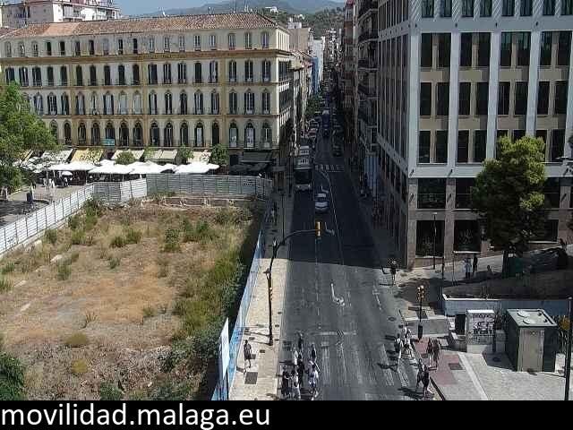 Archived image Webcam Calle Victoria and Plaza de la Merced