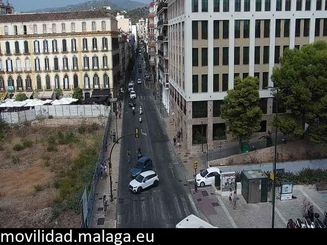 Archived image Webcam Calle Victoria and Plaza de la Merced