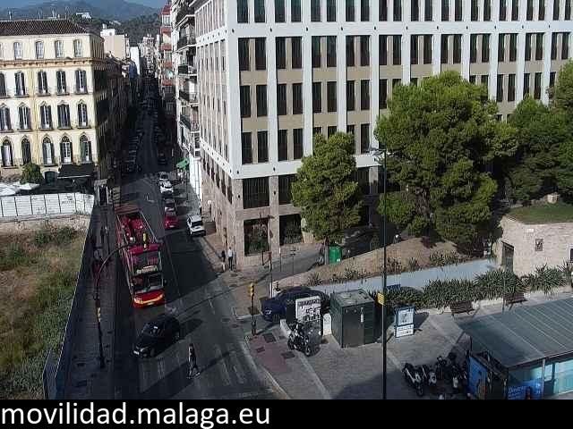 Archived image Webcam Calle Victoria and Plaza de la Merced