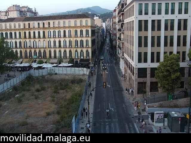 Archived image Webcam Calle Victoria and Plaza de la Merced