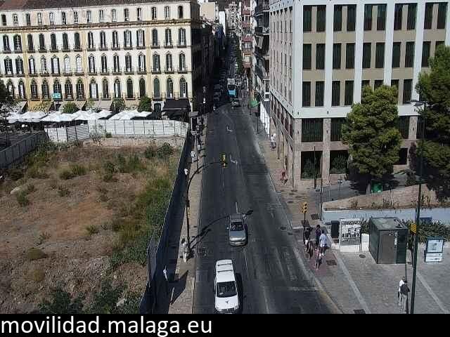 Archived image Webcam Calle Victoria and Plaza de la Merced