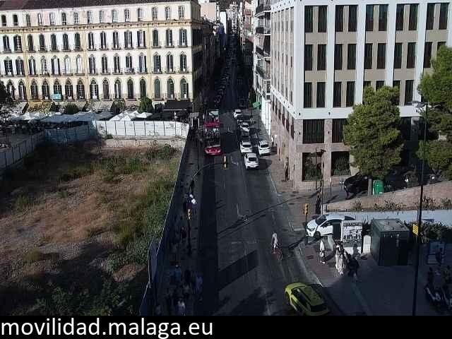 Archived image Webcam Calle Victoria and Plaza de la Merced