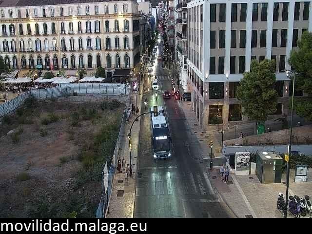 Archived image Webcam Calle Victoria and Plaza de la Merced