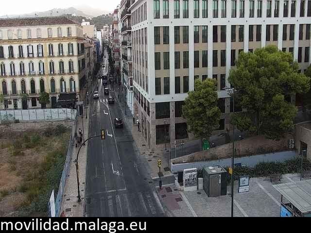 Archiv Foto Webcam Malaga: Plaza de la Merced