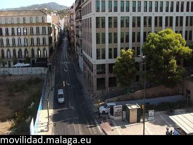 Archiv Foto Webcam Malaga: Plaza de la Merced