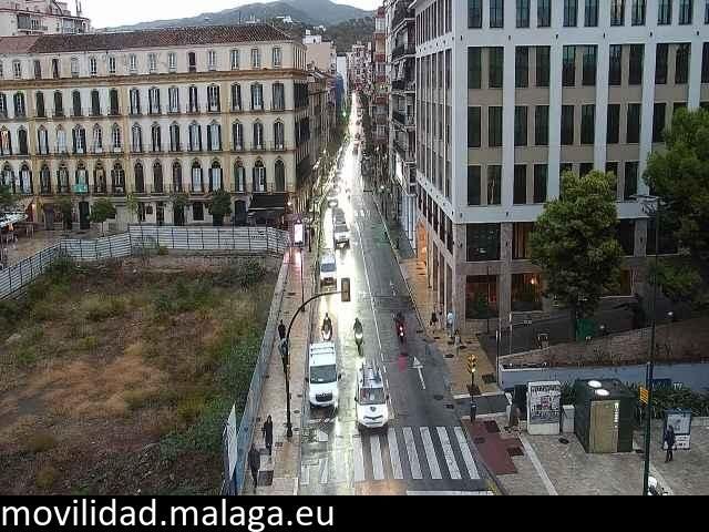 Archiv Foto Webcam Malaga: Plaza de la Merced