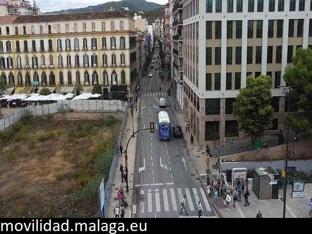 Archiv Foto Webcam Malaga: Plaza de la Merced