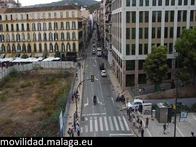 Archiv Foto Webcam Malaga: Plaza de la Merced