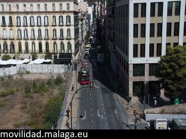 Archiv Foto Webcam Malaga: Plaza de la Merced