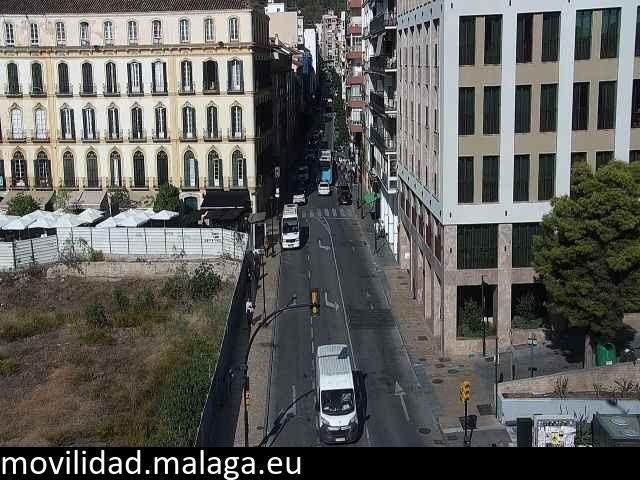Archiv Foto Webcam Malaga: Plaza de la Merced