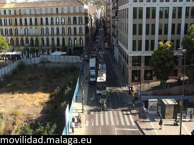 Archiv Foto Webcam Malaga: Plaza de la Merced