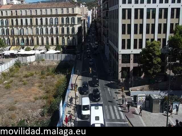 Archiv Foto Webcam Malaga: Plaza de la Merced