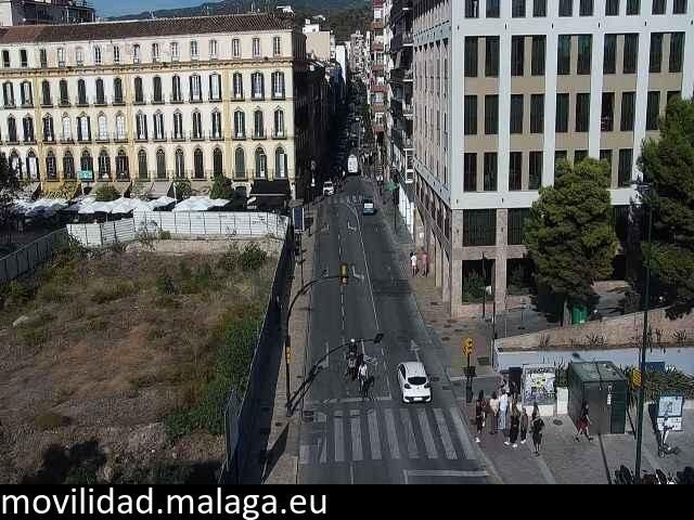 Archiv Foto Webcam Malaga: Plaza de la Merced