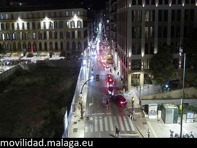 Archiv Foto Webcam Malaga: Plaza de la Merced