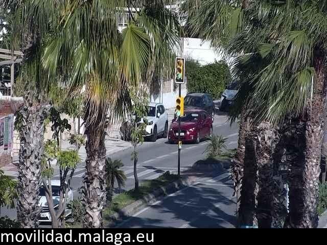 Archiv Foto Webcam Paseo Maritimo in Malaga