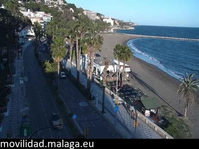 Archiv Foto Webcam Paseo Maritimo in Malaga