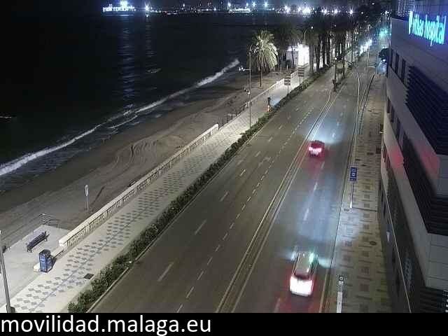 Archiv Foto Webcam Paseo Maritimo in Malaga