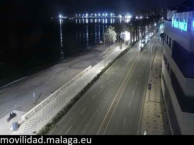 Archived image Webcam Paseo Maritimo Pablo Ruiz Picasso