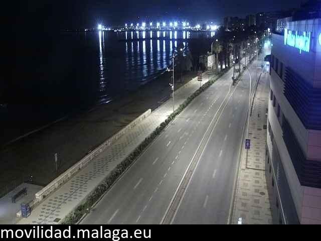 Archived image Webcam Paseo Maritimo Pablo Ruiz Picasso