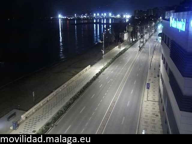 Archived image Webcam Paseo Maritimo Pablo Ruiz Picasso
