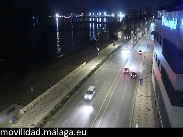 Archived image Webcam Paseo Maritimo Pablo Ruiz Picasso