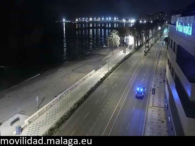 Archived image Webcam Paseo Maritimo Pablo Ruiz Picasso