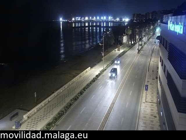 Archived image Webcam Paseo Maritimo Pablo Ruiz Picasso