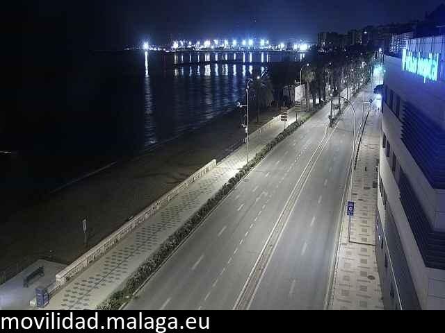 Archived image Webcam Paseo Maritimo Pablo Ruiz Picasso