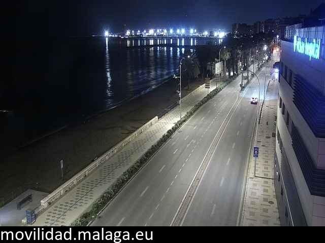 Archived image Webcam Paseo Maritimo Pablo Ruiz Picasso