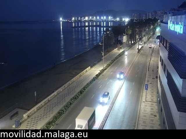 Archived image Webcam Paseo Maritimo Pablo Ruiz Picasso