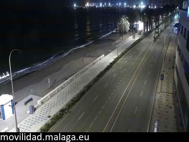 Archived image Webcam Paseo Maritimo Pablo Ruiz Picasso