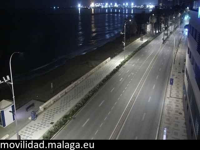 Archived image Webcam Paseo Maritimo Pablo Ruiz Picasso