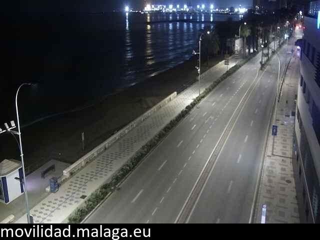 Archived image Webcam Paseo Maritimo Pablo Ruiz Picasso