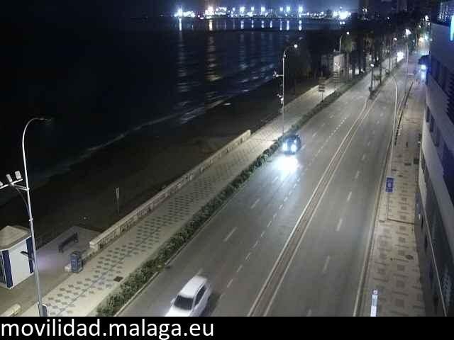 Archived image Webcam Paseo Maritimo Pablo Ruiz Picasso