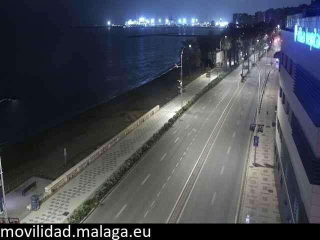 Archiv Foto Webcam Paseo Maritimo in Malaga