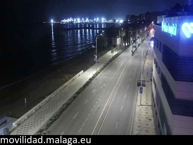 Archived image Webcam Paseo Maritimo Pablo Ruiz Picasso