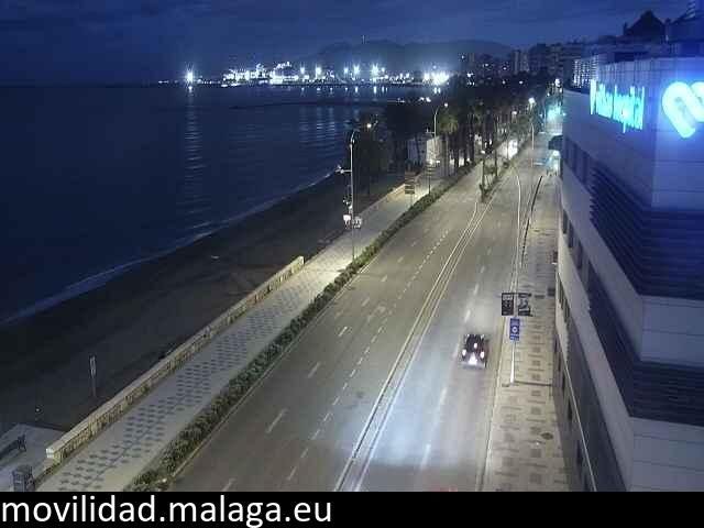 Archived image Webcam Paseo Maritimo Pablo Ruiz Picasso