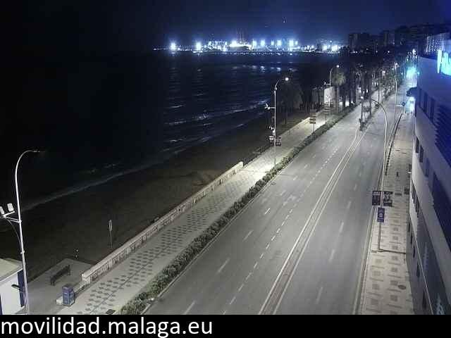Archiv Foto Webcam Paseo Maritimo in Malaga