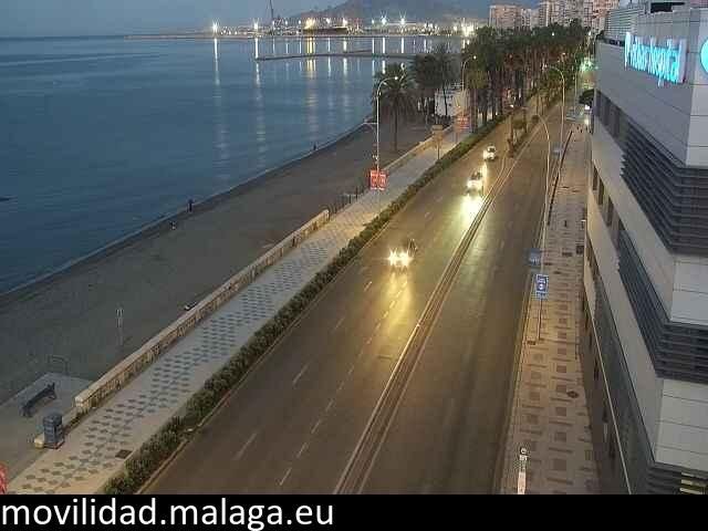 Archived image Webcam Paseo Maritimo Pablo Ruiz Picasso