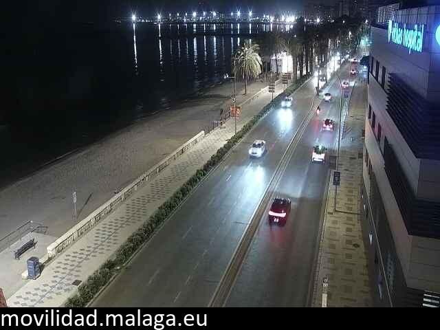 Archived image Webcam Paseo Maritimo Pablo Ruiz Picasso