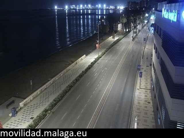 Archived image Webcam Paseo Maritimo Pablo Ruiz Picasso