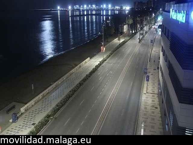 Archived image Webcam Paseo Maritimo Pablo Ruiz Picasso