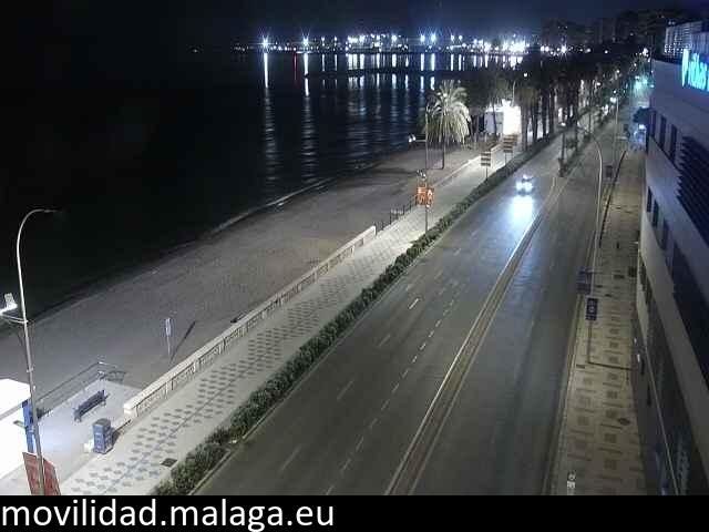Archived image Webcam Paseo Maritimo Pablo Ruiz Picasso