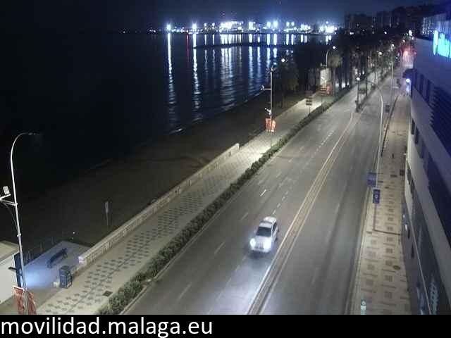 Archived image Webcam Paseo Maritimo Pablo Ruiz Picasso