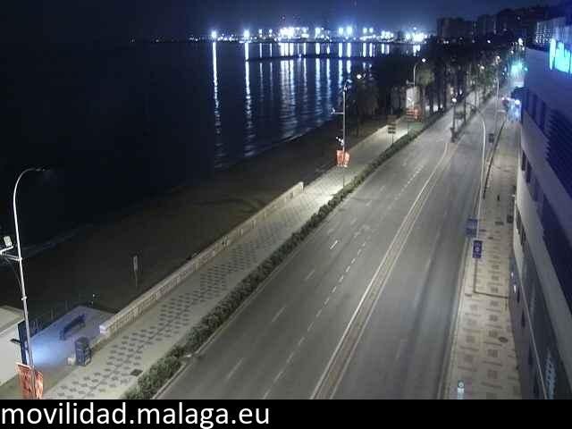 Archived image Webcam Paseo Maritimo Pablo Ruiz Picasso