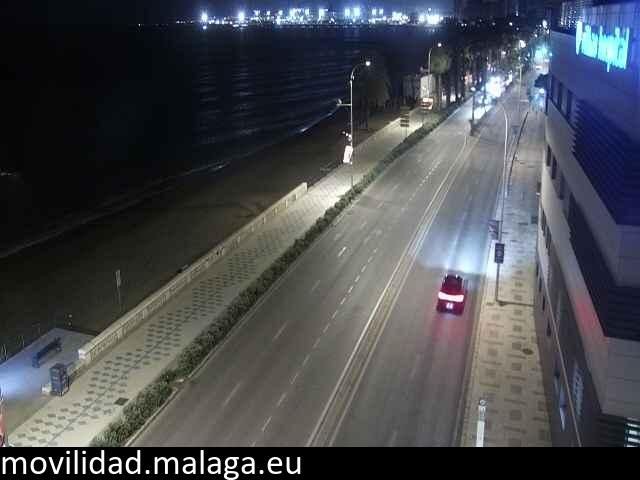 Archiv Foto Webcam Paseo Maritimo in Malaga