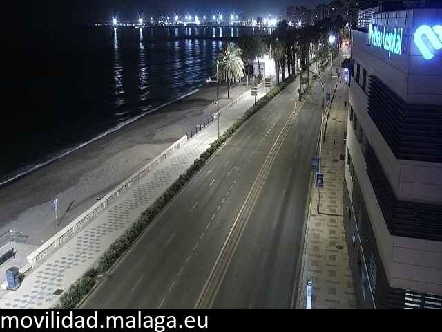 Archived image Webcam Paseo Maritimo Pablo Ruiz Picasso