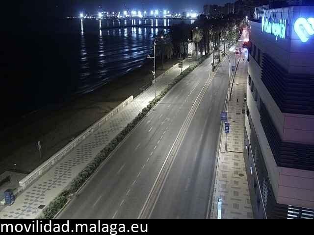 Archived image Webcam Paseo Maritimo Pablo Ruiz Picasso