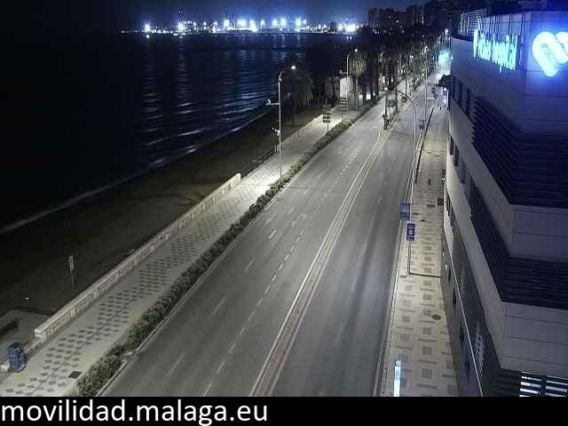 Archived image Webcam Paseo Maritimo Pablo Ruiz Picasso
