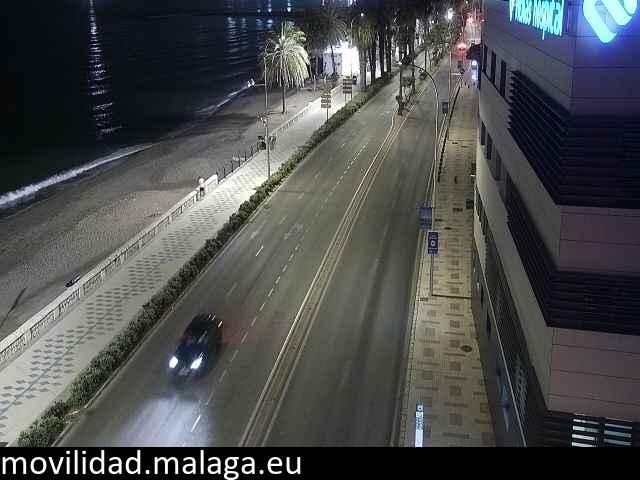 Archiv Foto Webcam Paseo Maritimo in Malaga
